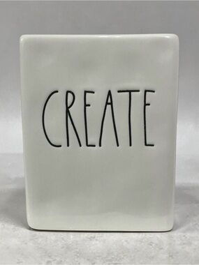 Rae Dunn Artisan Collection by Magenta Ceramic “Create” Pen and Pencil Holder